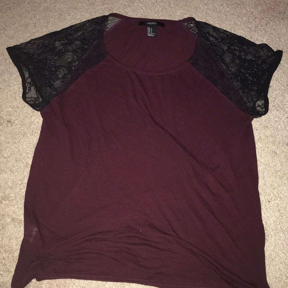 Forever 21 Dark red T-shirt